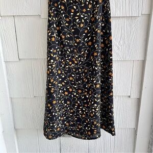 Victoria Holley Floral Black and Orange Women's Skirt